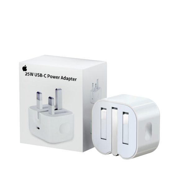 25W  Usb-C Pd Power Adapter Charger 3 Pin (Uk Pin)