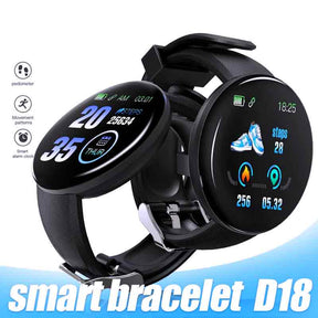 D18 FITNESS BRACELET BLOOD PRESSURE BLUETOOTH HEART RATE MONITOR